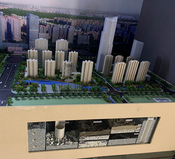霍林郭勒市建筑模型